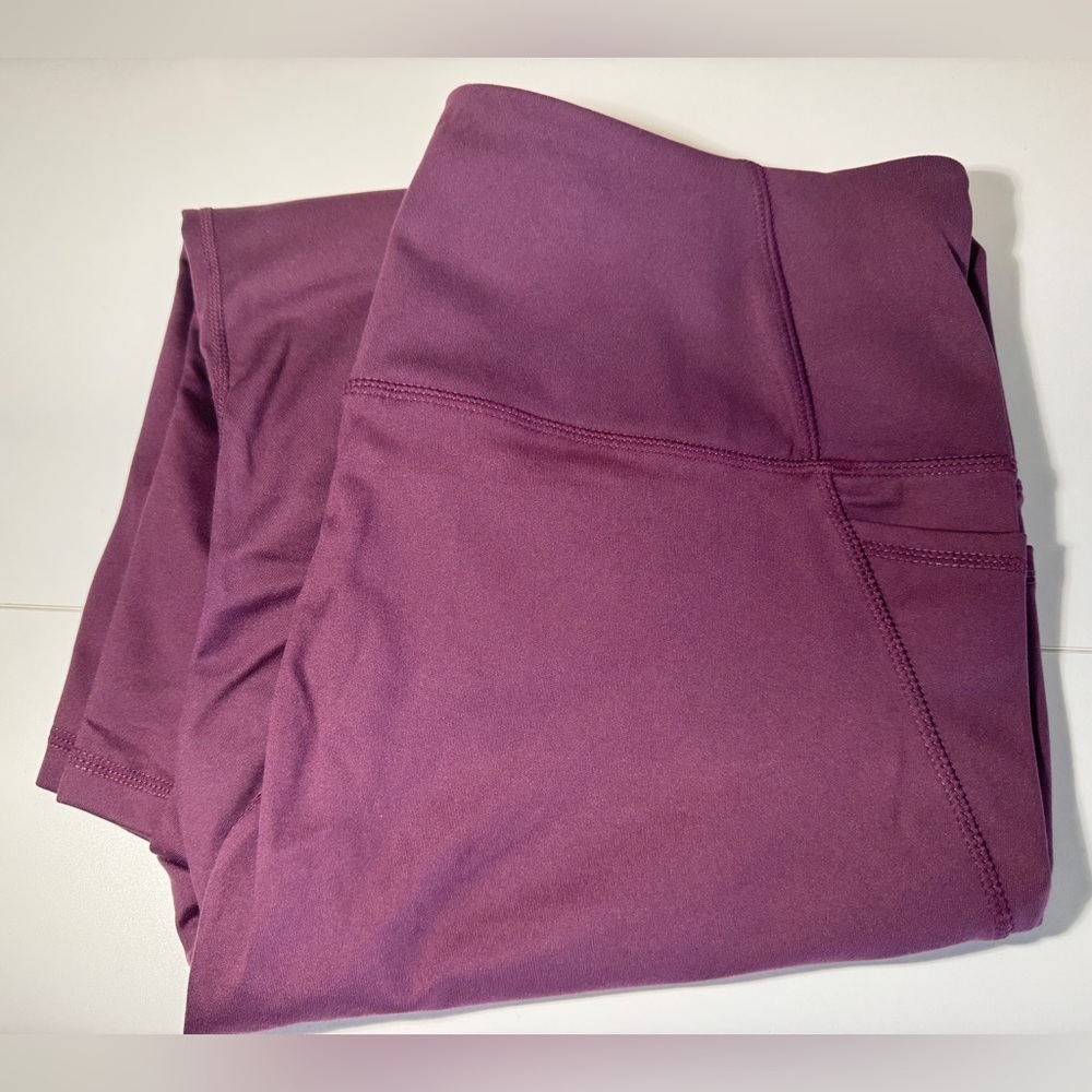 Purple High-Waisted Danskin Leggings with Pockets